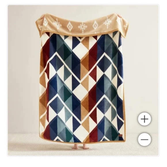 Pendleton Reversible Plush Throw 50 x70 - Picture 2 of 6